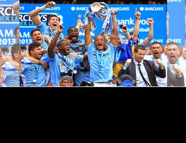 Setelah sengitnya perebutan posisi puncak dengan Liverpool, akhirnya Manchester City kembali mendapatkan trophy BPL 2013-2014 