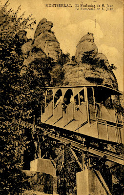 funicular sant joan cremallera tren montserrat monasterio