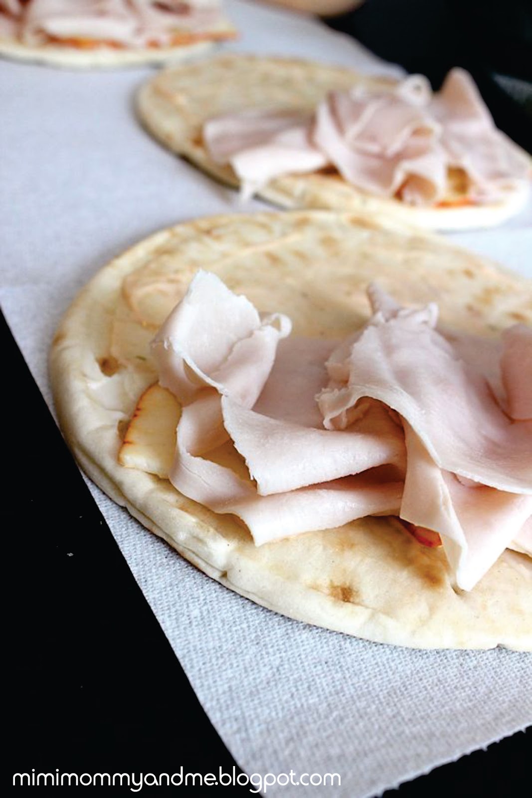 Greek Flatbread Turkey Sandwiches Mimi, Mommy and Me Greek Flatbread