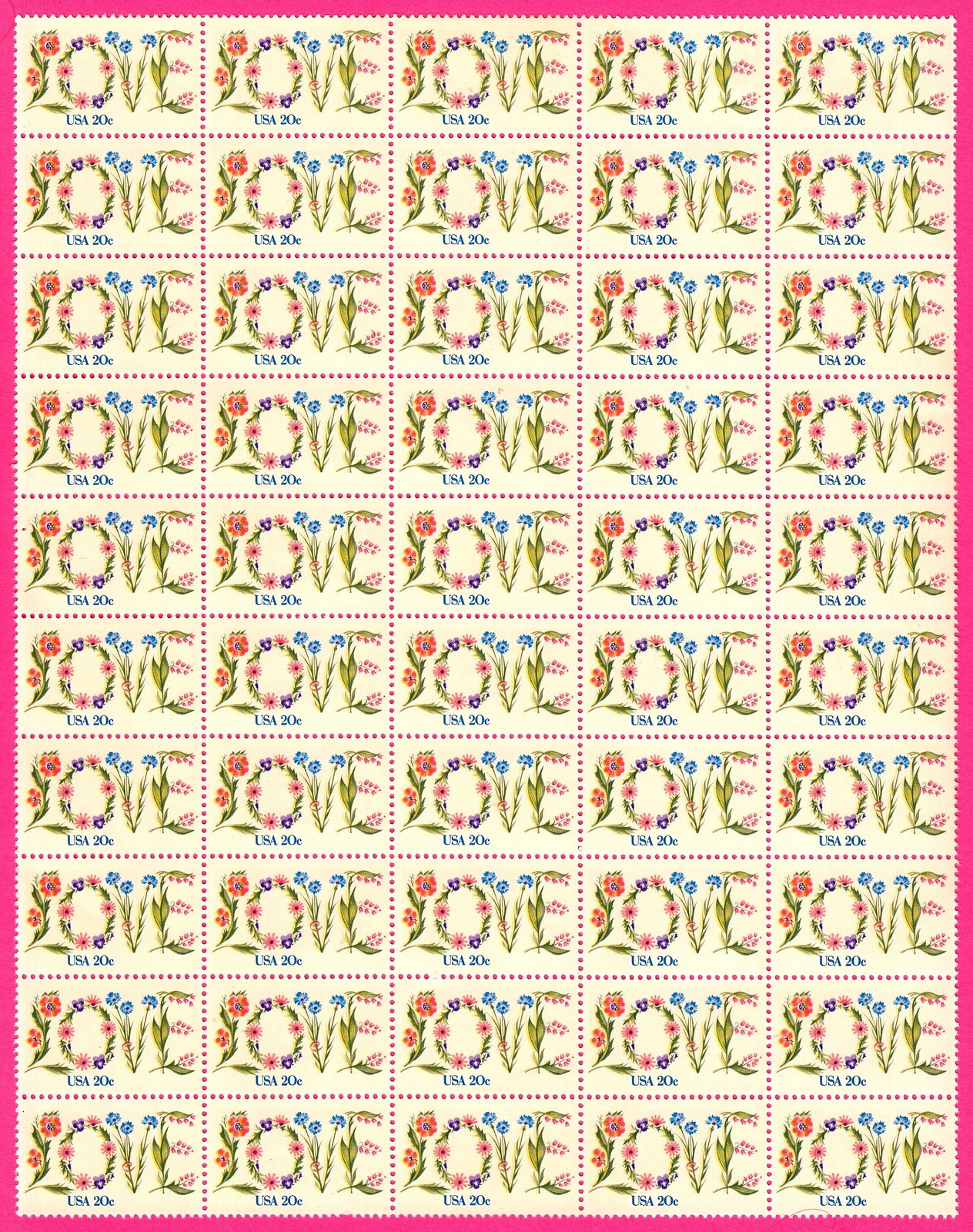 David Cobb Craig Love Stamps