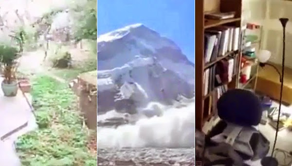 Different footage of the destructive Nepal earthquake.