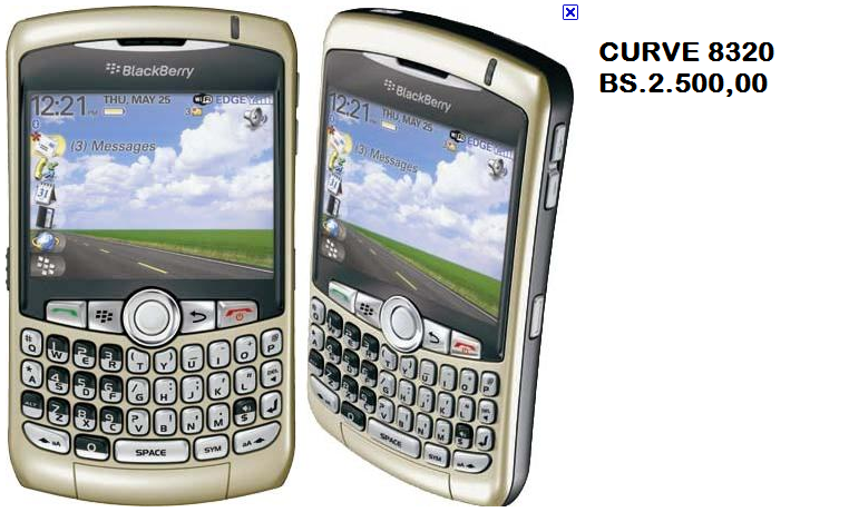 BLACKBERRY CURVE 8320