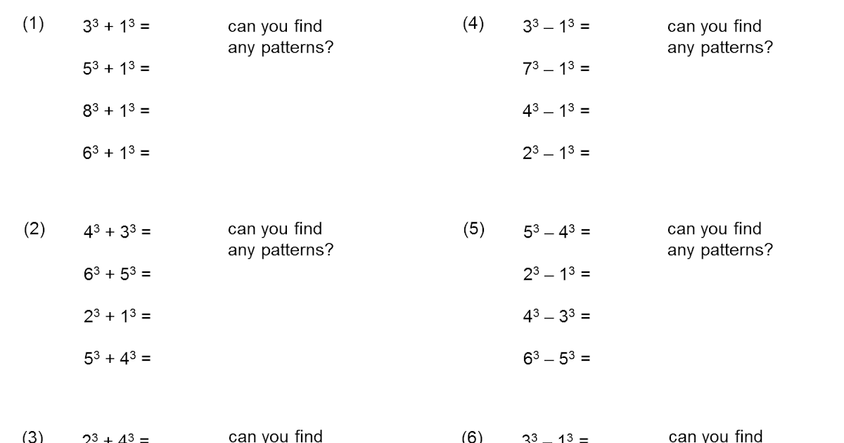 MEDIAN Don Steward mathematics teaching: sum and difference of two cubes