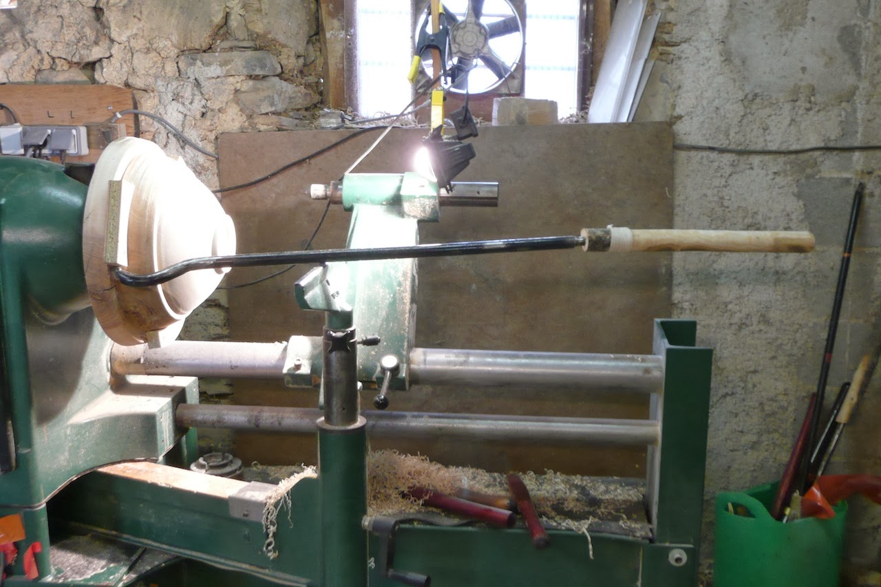 homemade woodturning tools