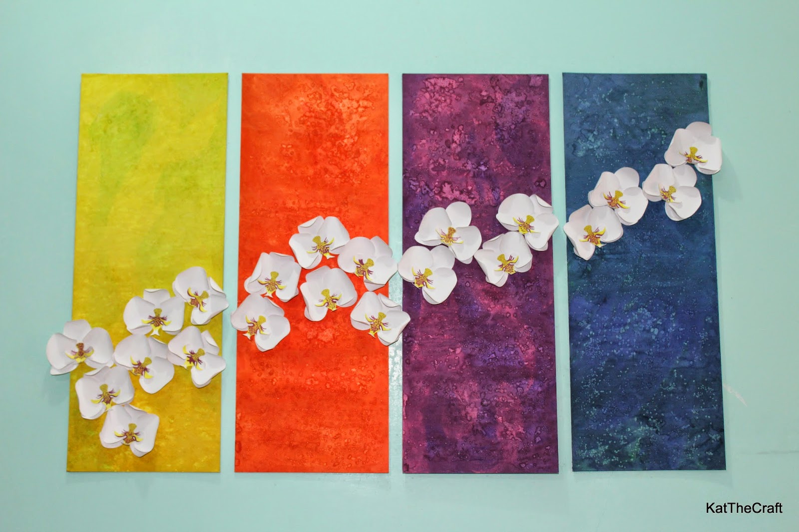 So Many Things to Do, So Little Time DIY Wall Decor Watercolor Painting and Paper Flowers