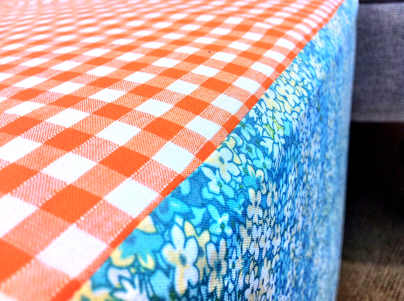 Sweet Mary DIY Fabric Ottoman