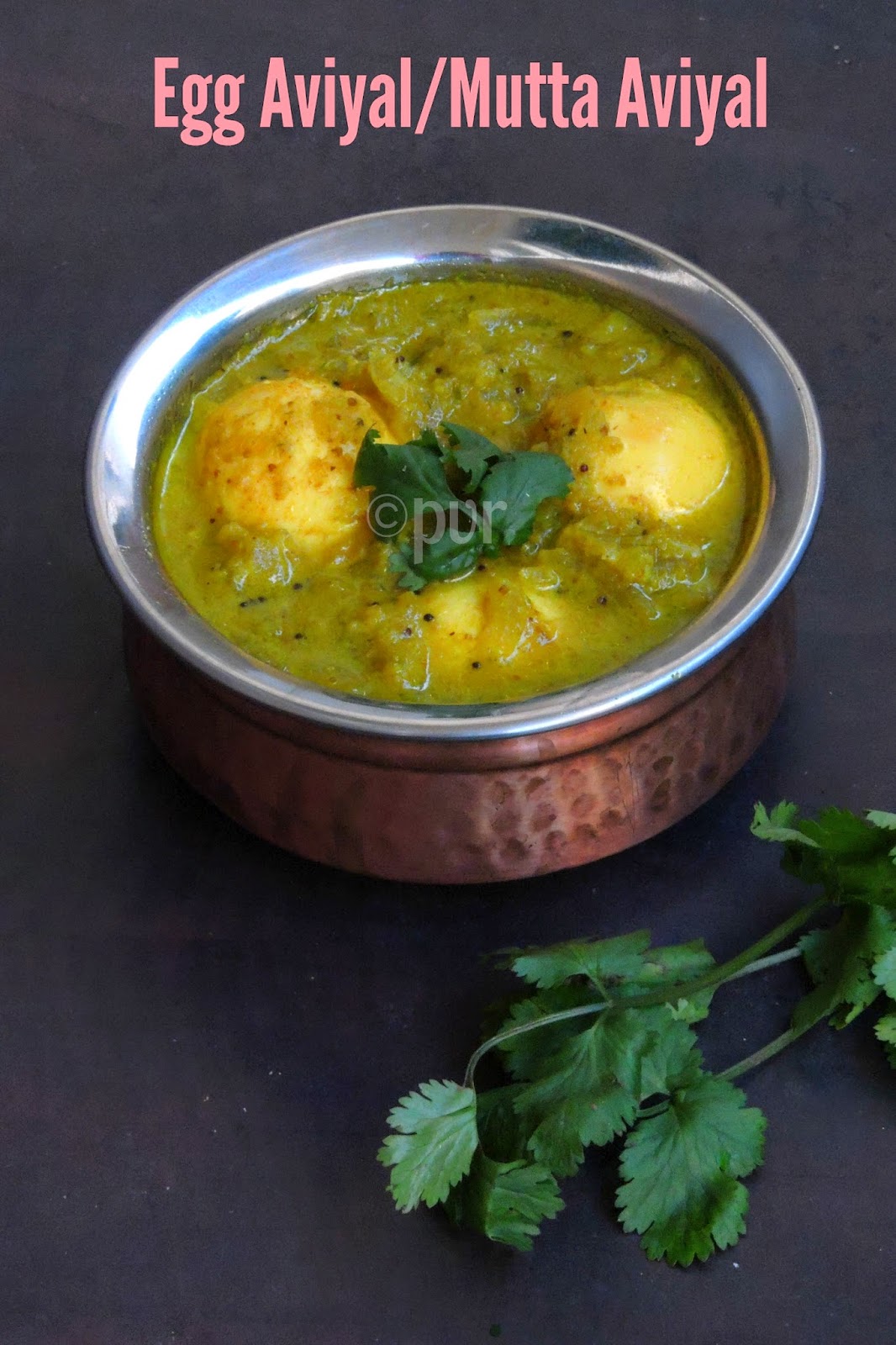 Nanjilnadu Egg Aviyal,Mutta aviyal