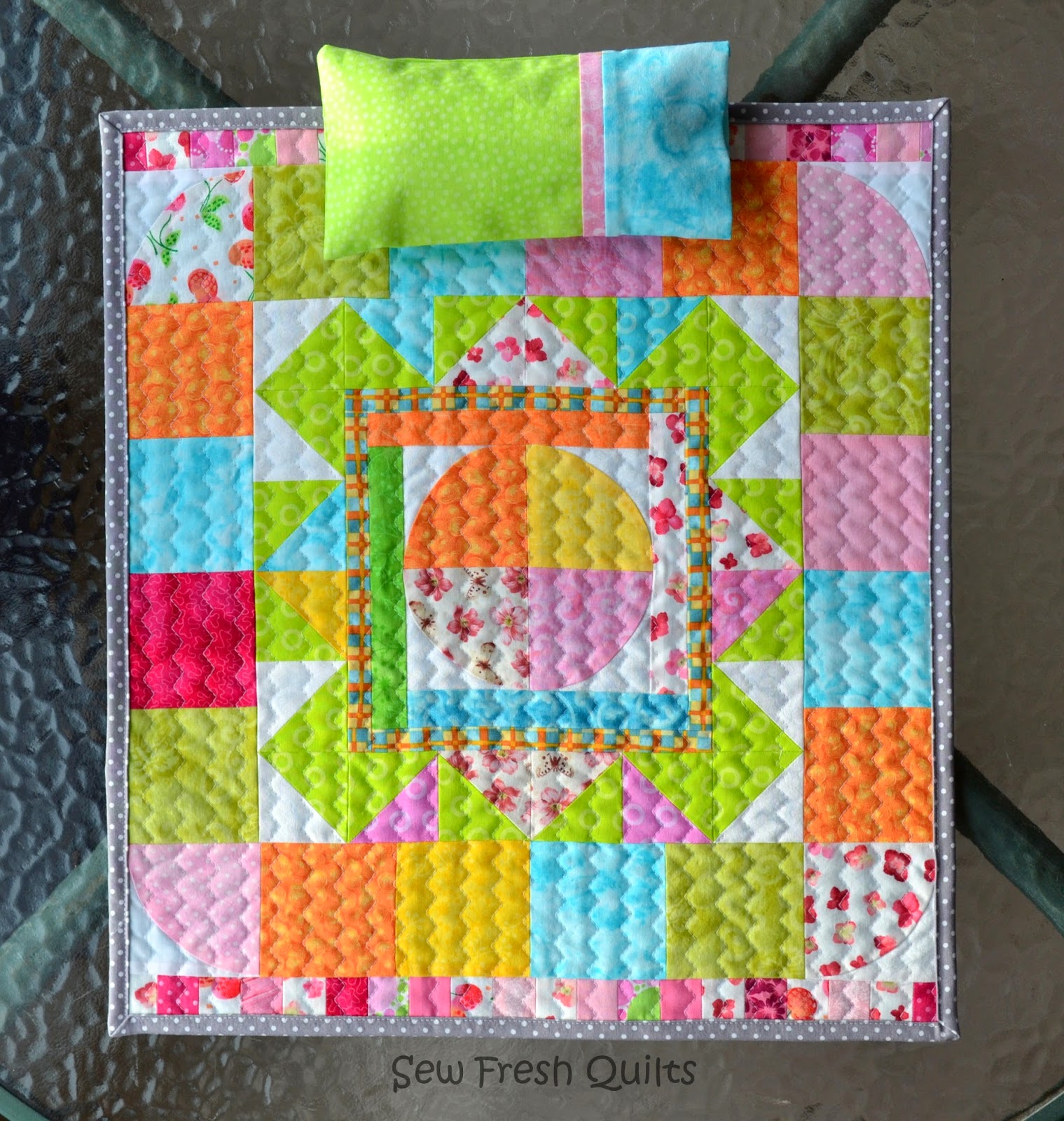 Sew Fresh Quilts Pillow Case Tutorial with French Seams