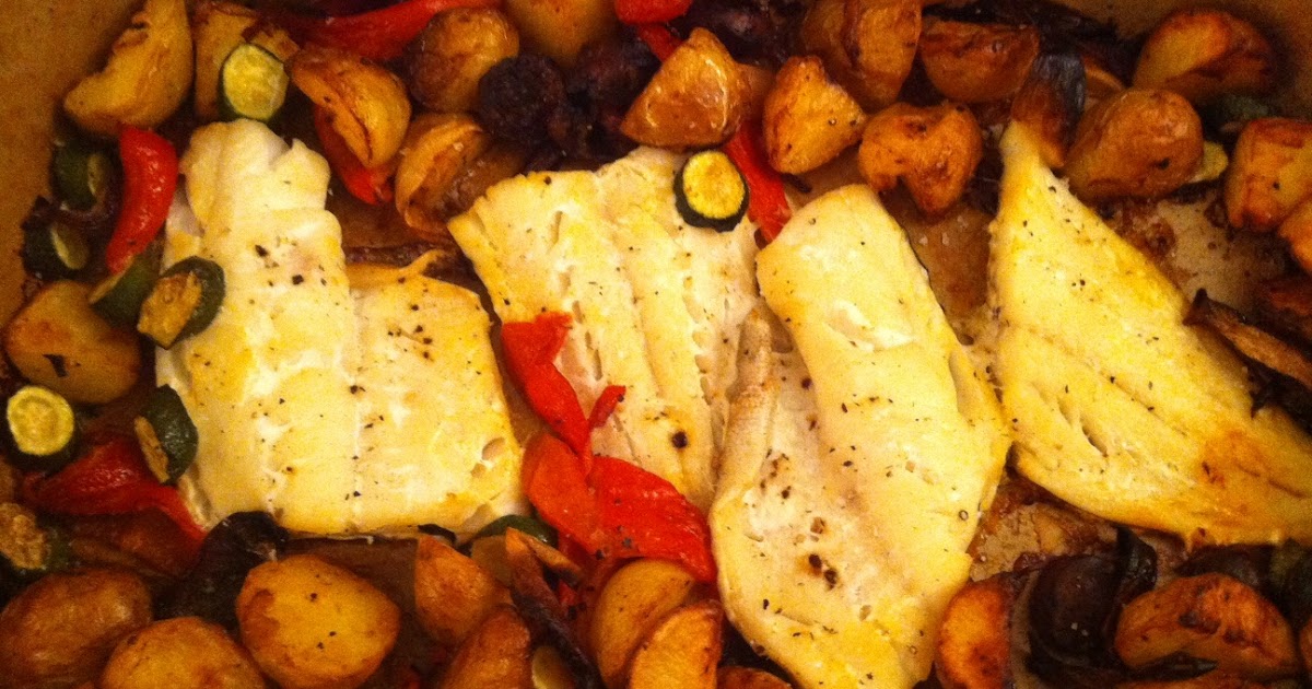 Eat Healthy But Tasty Tray Baked Haddock with Chorizo & Potatoes