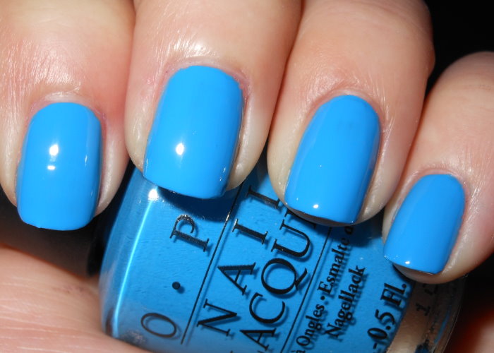 Imperfectly Painted OPI Ogre The Top Blue