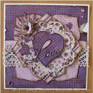 Marianne Design voorbeeldkaart liefde