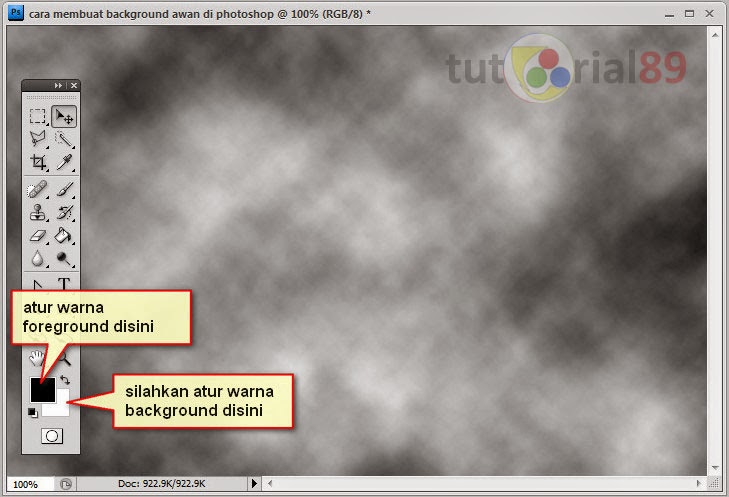 Cara mudah membuat background awan di photoshop Cara mudah membuat background awan di photoshop