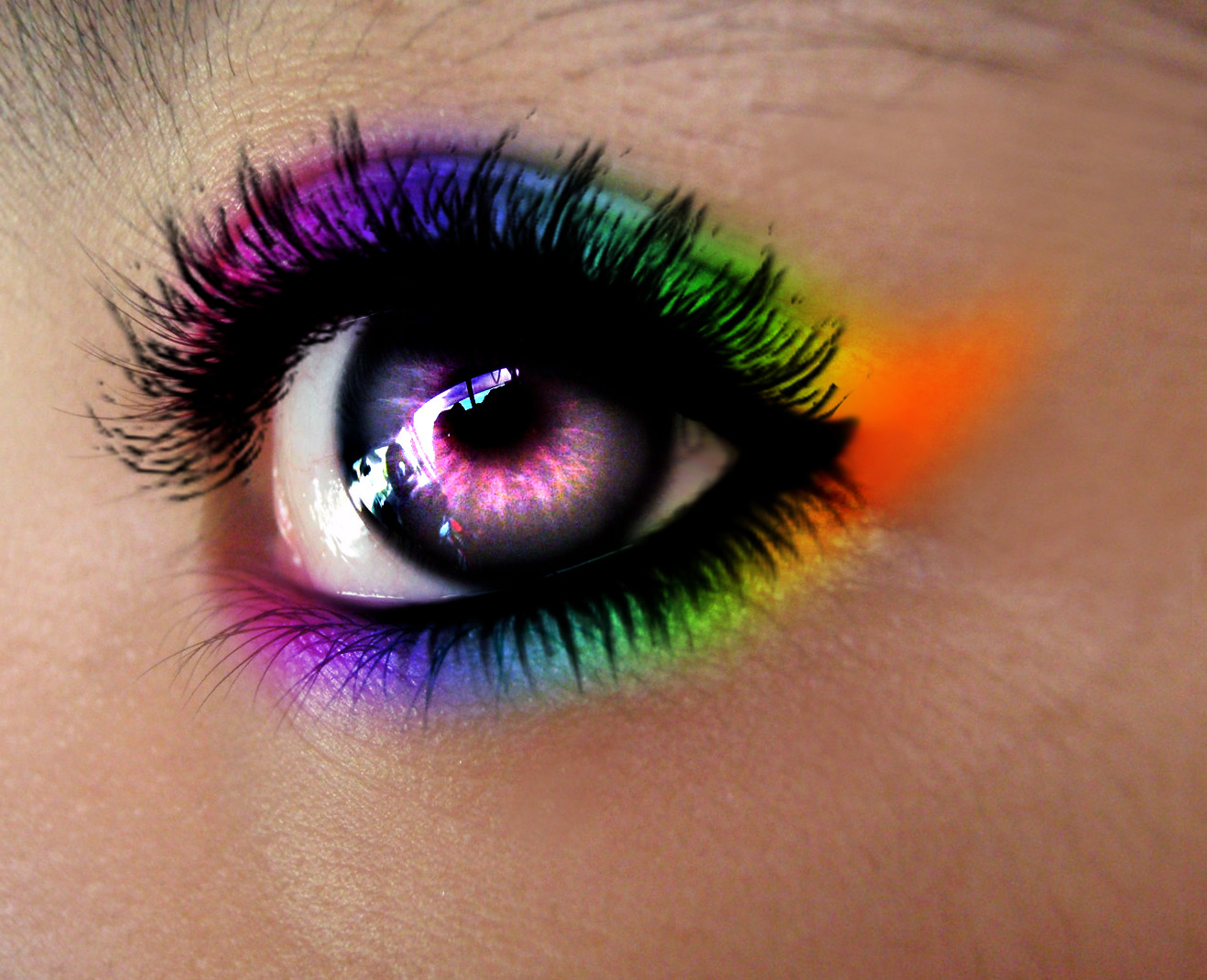 rainbow eye pics