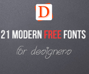 free contemporary fonts