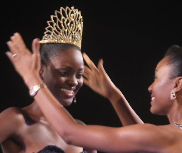 Miss Republique Democratique du Congo 2012 winner Christelle Mbeni