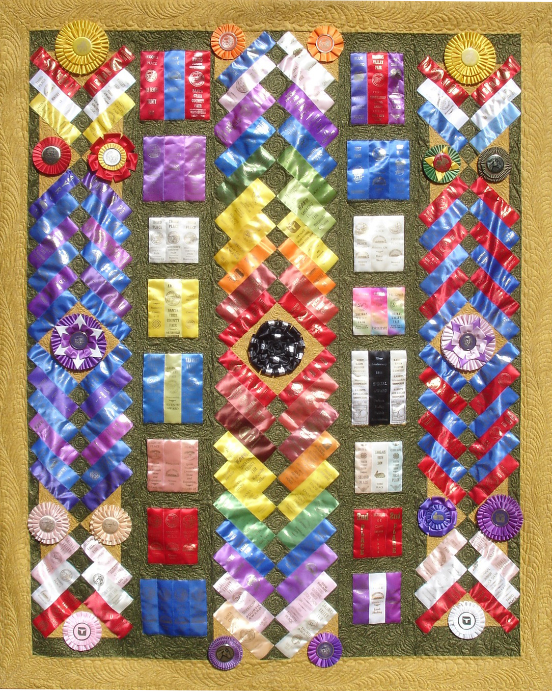ribbon quilts on Pinterest Ribbon Quilt, Horse Show Ribbons and Ribbons