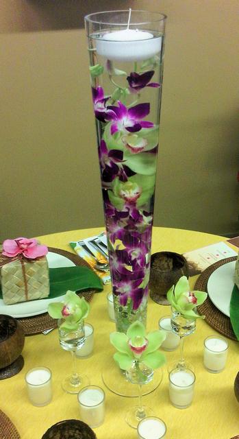I came across some great ideas I love this look with the submerged orchid