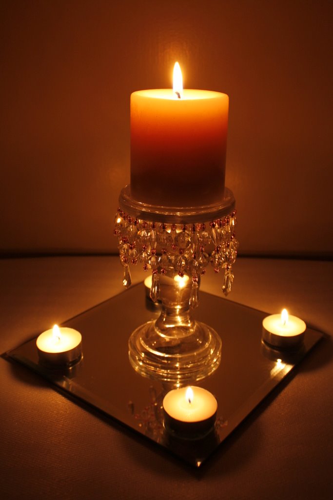 iDoItMyself DIY Beaded Candle Holders