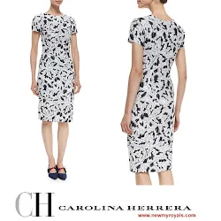 Queen Letiza Style - CAROLINA HERRERA Dress