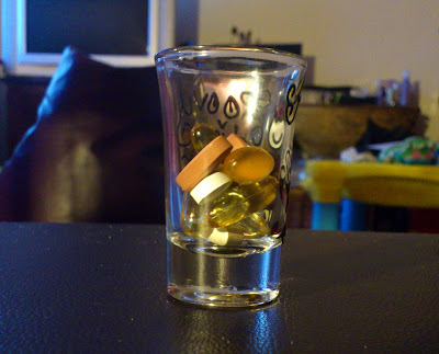 Single Mother Ahoy shot glass supplements
