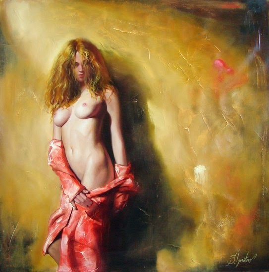 Sergey Ignatenko pinturas mulheres sensuais seminuas