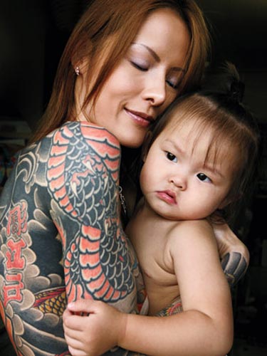 Japannese design tattoo art