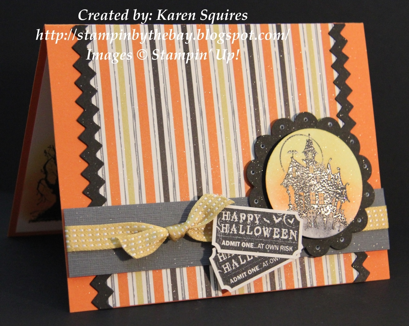 Stampin' By The Bay Best of Halloween Stamp Card