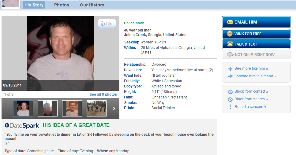 my online dating blog