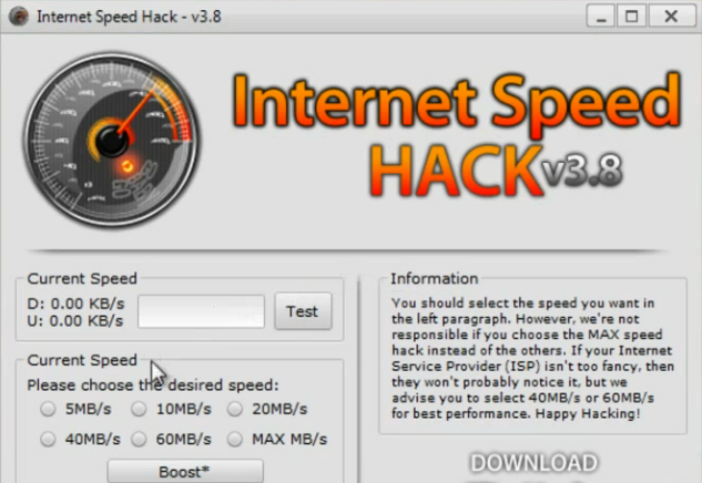 Internet Speed Hack Windows Xp