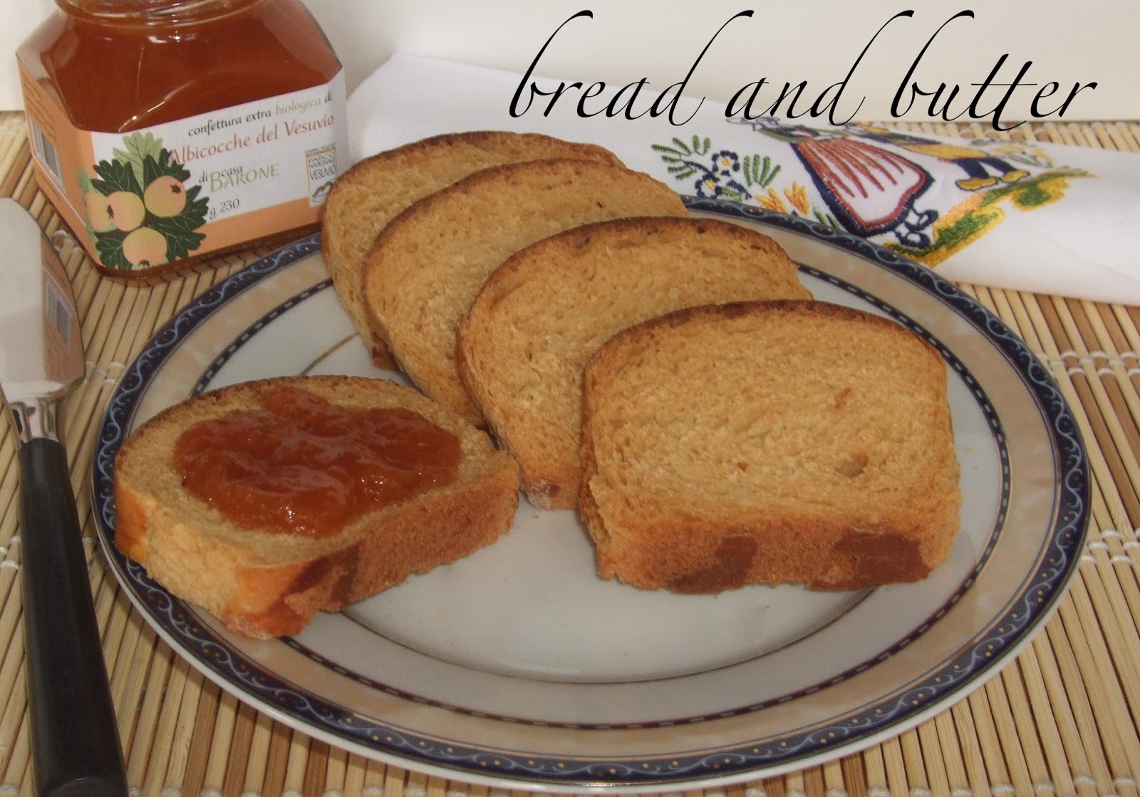 Bread and Butter.... My favourite breakfast!!!!! rusk bread and