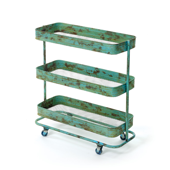 The Polished Pebble Vintage Kitchen Cart Roundup