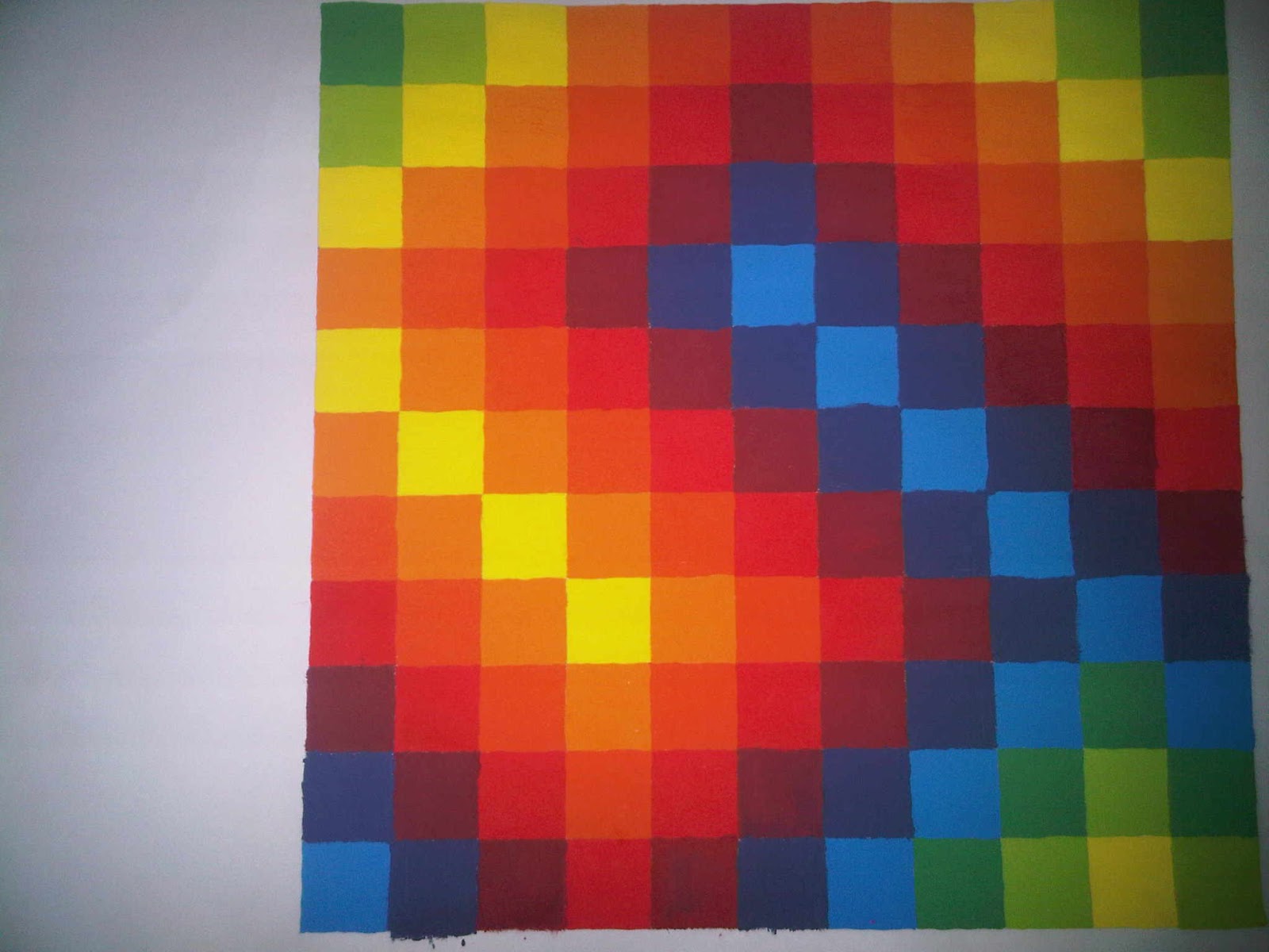 Karya Gradasi Warna (Nirmana