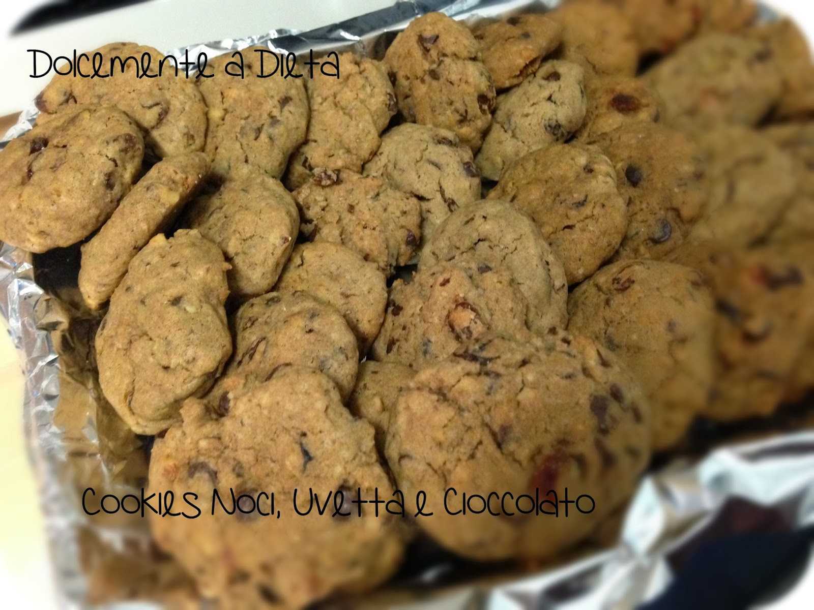 Cookies Noci, Uvetta & Cioccolato 