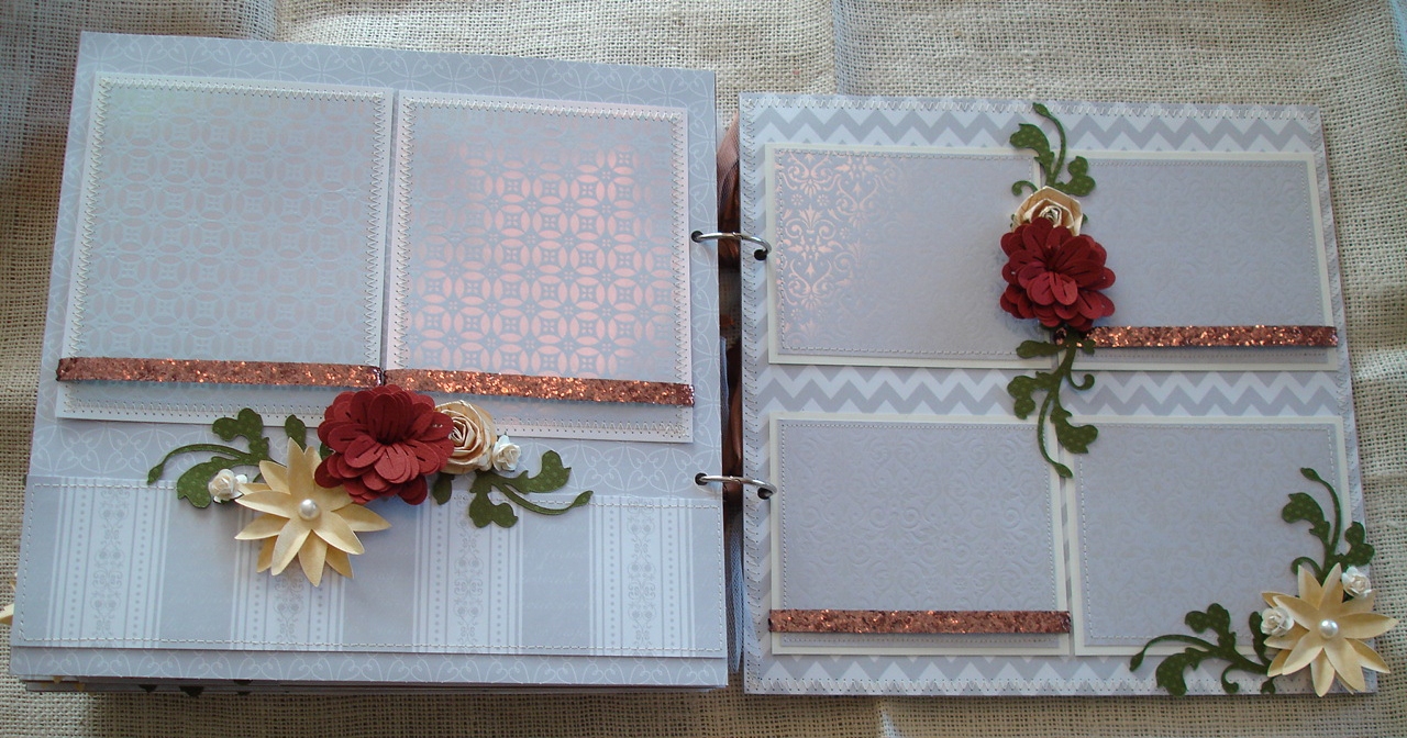Scrapbooking by Phyllis Premade 12x12 Chipboard Wedding album