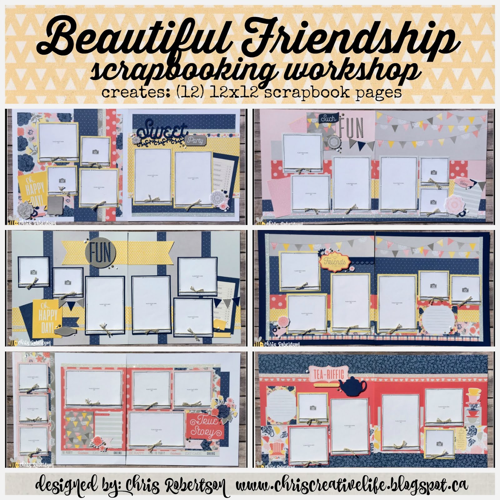 Beautiful Friendship Scrapbooking Workshop