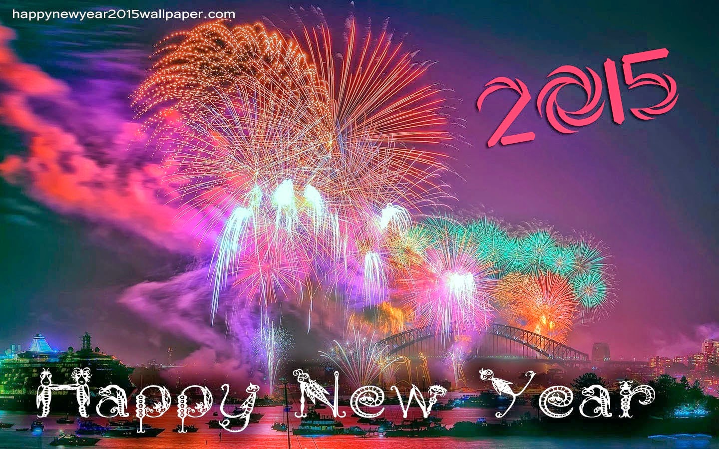 Entertainment World: New Year Wallpaper 2015 Free Download