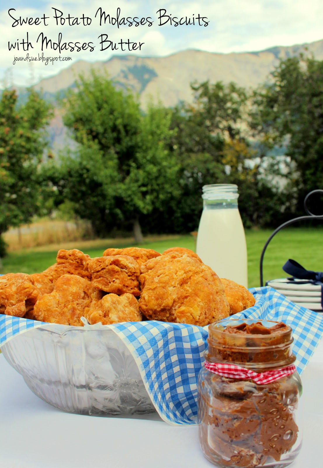Jo and Sue Sweet Potato Molasses Biscuits With Molasses Butter