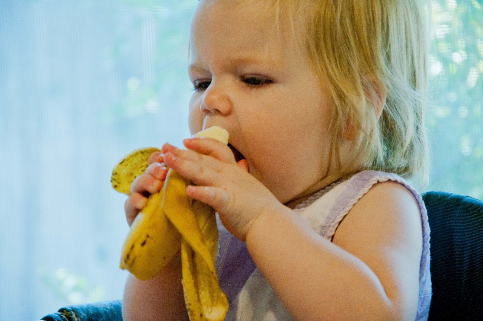Baby Eating Banana