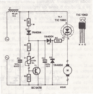 Circuit Project: Rotative speed regulator borer, driller controller