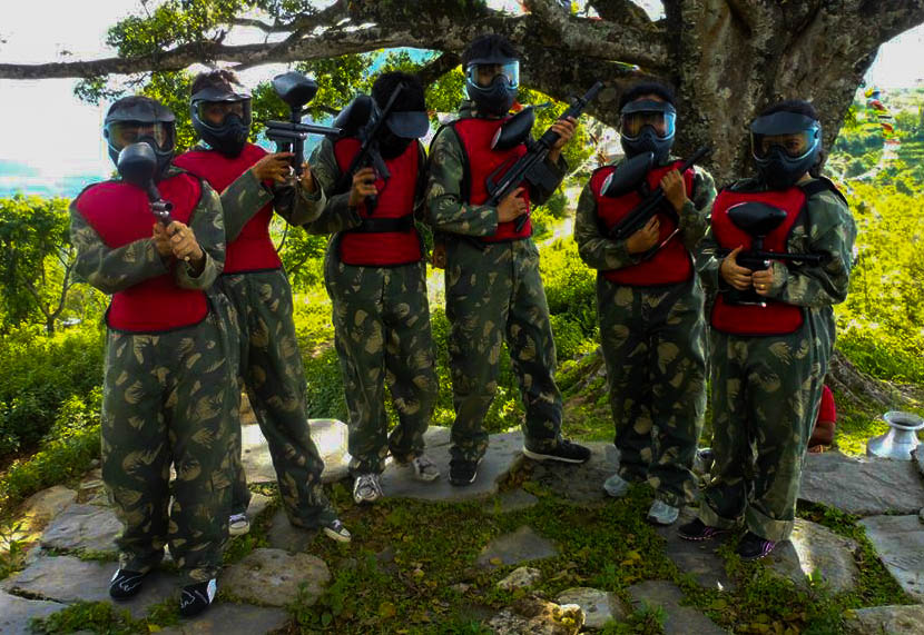 The Target Arena Bandipur Jungle Warfare Jungle paintball for the