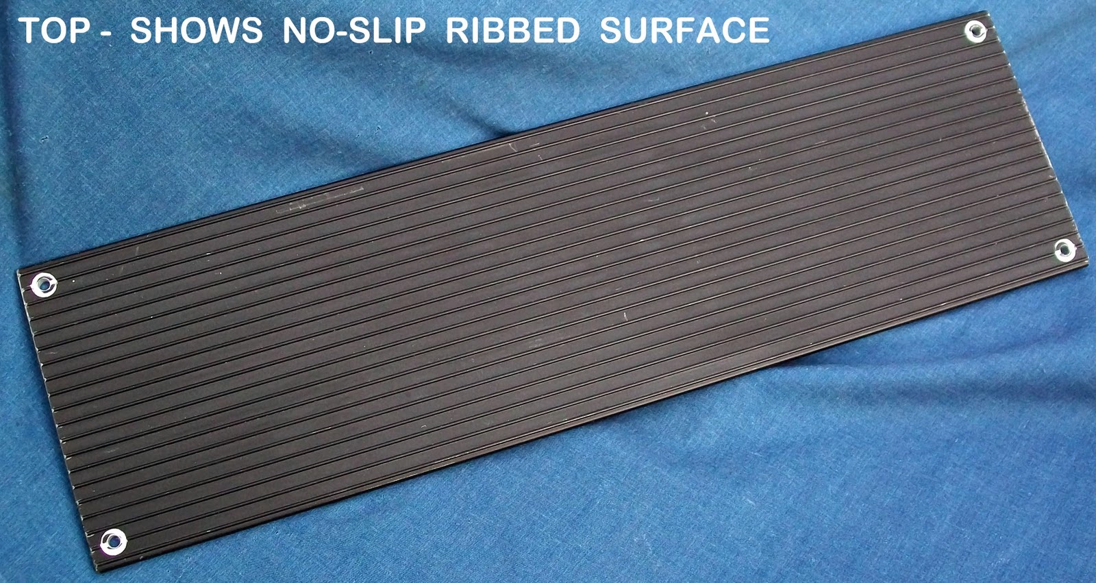 2 ALUMINUM STEP PLATES for 1930s RUNNING BOARD DODGE FORD CHEVY PICKUP