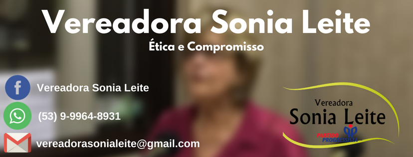 Vereadora Sonia Leite