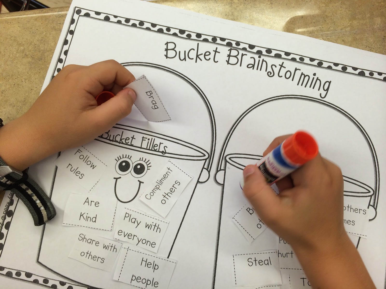 Ms. Sepp's Counselor Corner Lee Roadrunners are Bucket Fillers!