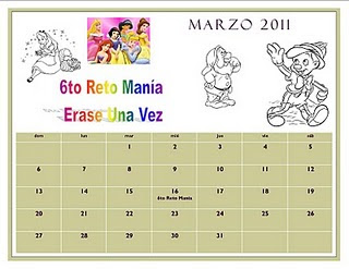 6to. RETO MANIA ERASE UNA VEZ