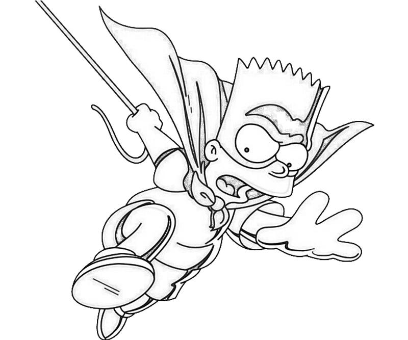 Bart Simpson Coloring Pages Bart Simpson Coloring Pages