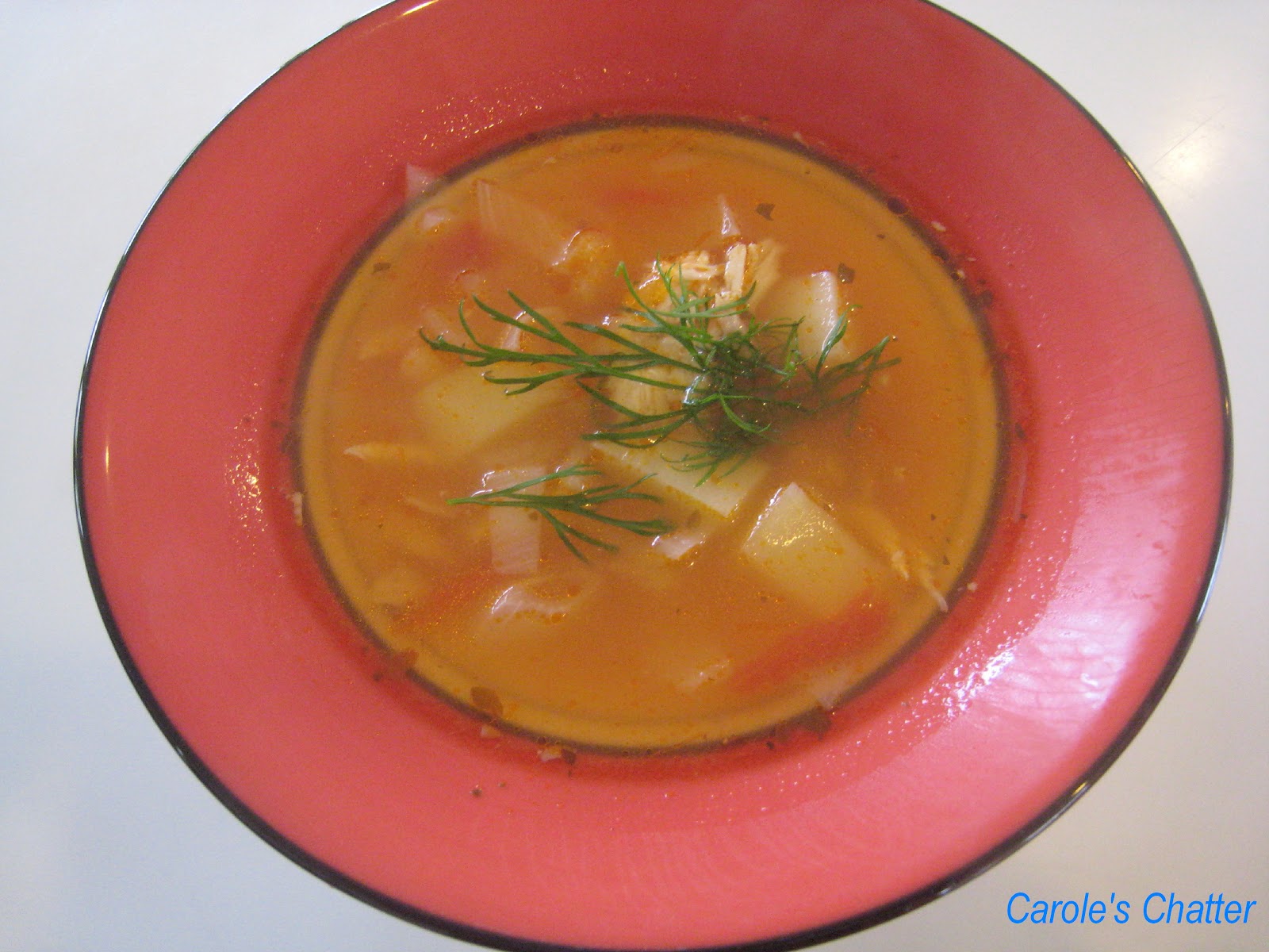 Carole's Chatter Leftover chicken soup