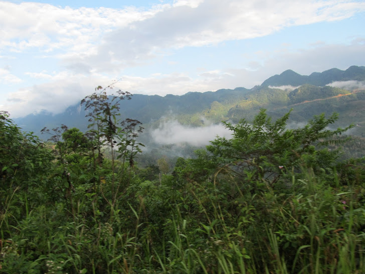 clouds parting