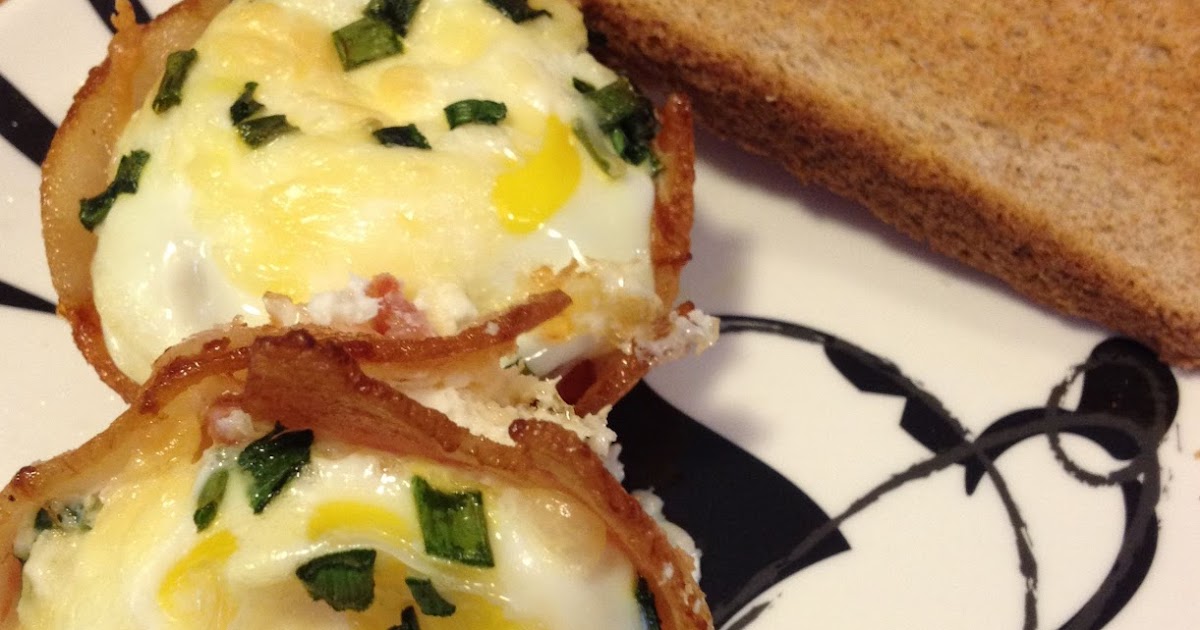 Eating & Bacon and Egg Breakfast in a Muffin Tin