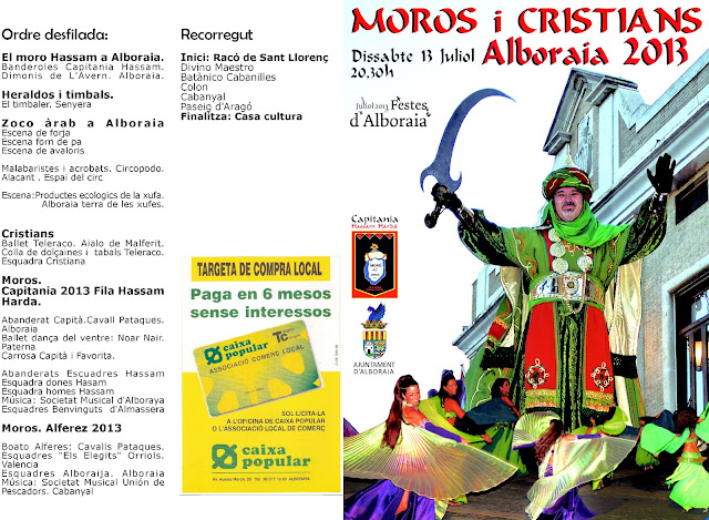 Ordre Entrada Mora Alboraia 2013