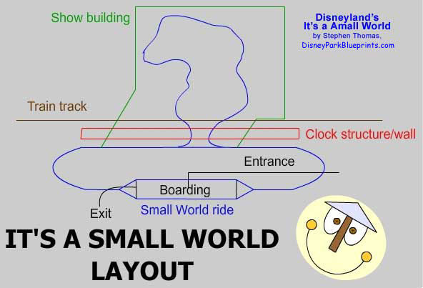 Disney Park Blueprints It S A Small World Disneyland Ca Usa